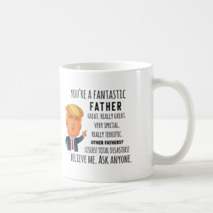 Mug Trump Père, Funny Papa Anniversaire, Fête des père