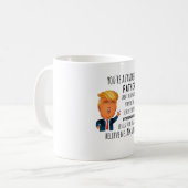 Mug Trump Père Funny Papa Fête des pères d'anniversair (Devant gauche)