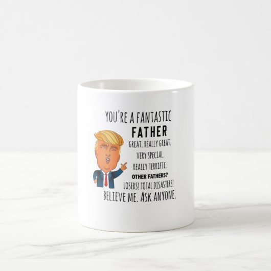Mug Trump Père Funny Papa Fête des pères d'anniversair (Centre)