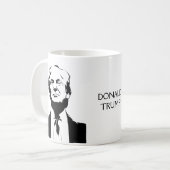 Mug Trump Picture Silhouette Custom Text (Devant gauche)