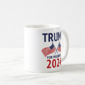 Mug Trump pour le président 2024 (Devant droit)