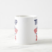 Mug Trump pour le président 2024 (Centre)