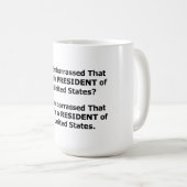 Mug Trump résident (Devant droit)
