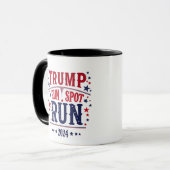 Mug Trump Run Spot Run Funny Election Debate (Devant gauche)