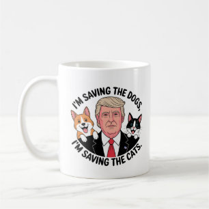 Mug Trump sauve les animaux (arrondi)