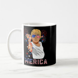 Mug Trump Sel Mérica Liberté 4 Juillet Feu d'Artifice 