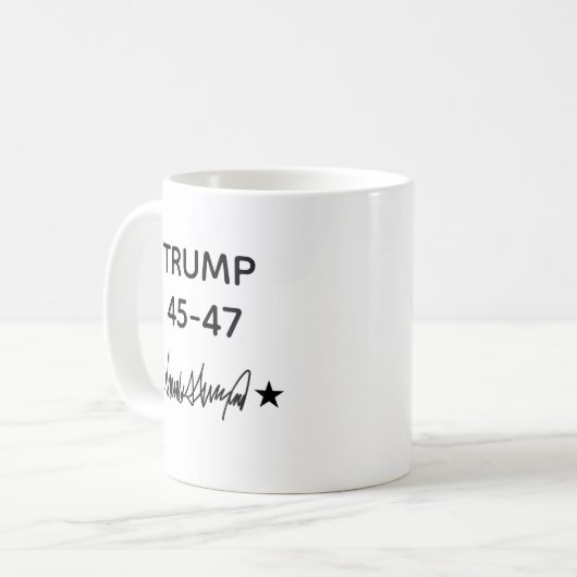 Mug Trump Signature 45-47 (Devant gauche)