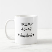 Mug Trump Signature 45-47 (Gauche)