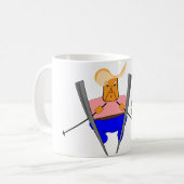 Mug Trump Skis In Jeans (Devant gauche)