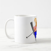 Mug Trump Skis In Jeans (Gauche)