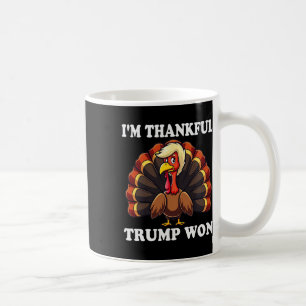 Mug Trump Thanksgiving Je remercie Trump d'avoir gagné