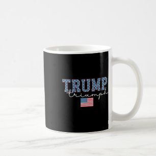 Mug Trump Triomphe Drapeau Américain Étoiles 2025 Gagn