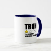 Mug Trump - Trop Fasciste. Je ne recommande pas (Devant droit)