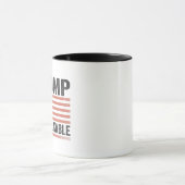 Mug Trump : un président Trump indestructible, le drap (Centre)