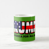 Mug Trump ! Une Amérique meilleure pour tous ! VERT MU (Centre)