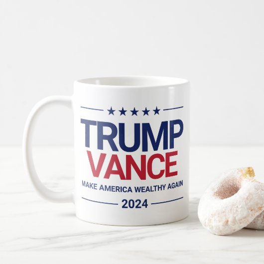 Mug Trump Vance 2024 Republican MAWA Custom (Avec donut)