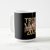 Mug Trump Vance 2024 Une vision audacieuse pour l'Amér (Devant gauche)