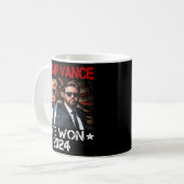 Mug Trump Vance We Won Win Inauguration Day 2025 47th (Devant gauche)