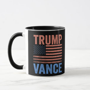 Mug Trump Vice-président Vance American Election Flag