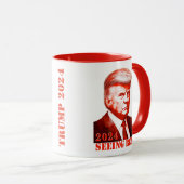 Mug Trump voit un coup de bâton non officiel rouge fra (Devant droit)