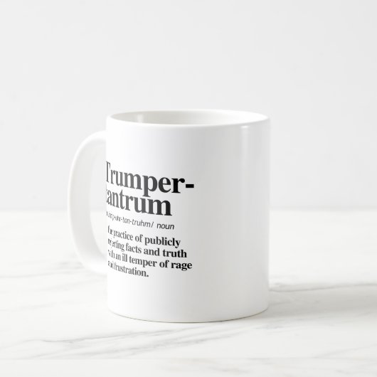 Mug Trumper Tantrum Définition (Devant gauche)