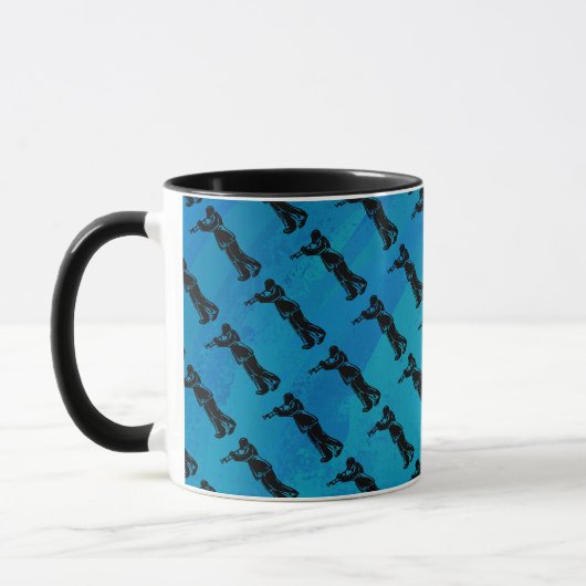 Mug Trumpet bleu New York Boogie Nuits (Gauche)