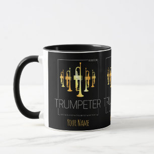 Mug Trumpet né pour être trompette pour les musicien