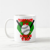 Mug Trumpet Player aime le baseball (Gauche)
