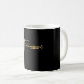Mug Trumpet - Trumpet Hearbeat cadeau (Devant droit)