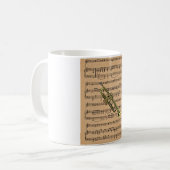 Mug Trumpet with Sheet Music Arrière - plan (Devant gauche)