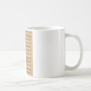 Mug Trumpet with Sheet Music Arrière - plan