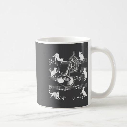 Mug Trumpeter Cats For Cat Loving Trumpet Player  (Droite)