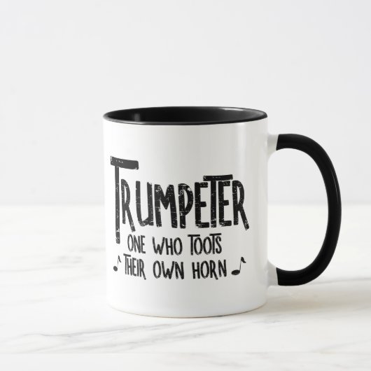 Mug Trumpeter Rough Texte (Droite)