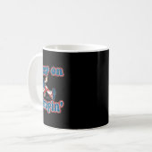 Mug Trumpin Trump pour le président 2024 Drapeau améri (Devant gauche)