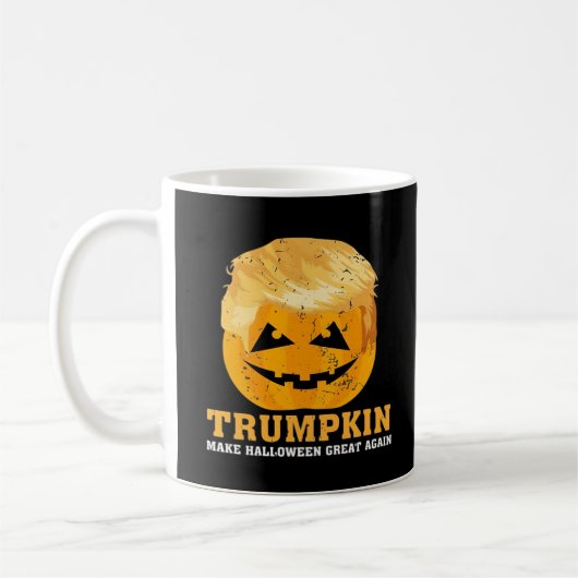 Mug Trumpkin drôle Rendre Halloween grand à nouveau (Gauche)
