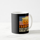 Mug Trumpkin Halloween Funny Classic & Basic Design (Devant droit)