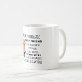 Mug Trumps Bestfriend drôle cadeau d'anniversaire (Devant droit)