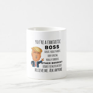 Mug Trumps Boss drôle cadeau d'anniversaire