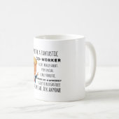 Mug Trumps Co-worker drôle cadeau d'anniversaire (Devant droit)