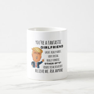 Mug Trumps Girfriend drôle cadeau d'anniversaire