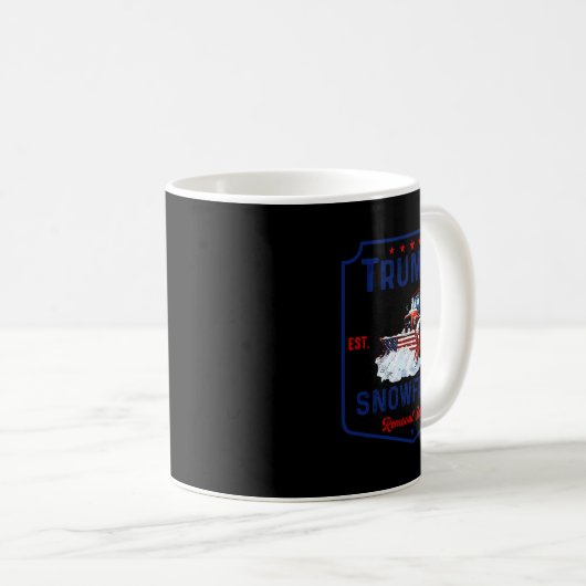 Mug Trump's Snowflake Removal Service Funny Trump 2024 (Devant droit)