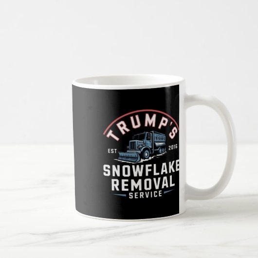 Mug Trumps Snowflake Service de suppression Funny Trum (Droite)