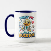 Mug Trust Me I’m a Ducktor Funny Doctor Day (Gauche)