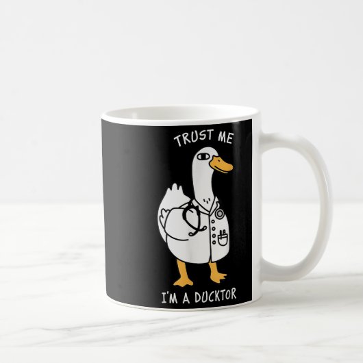 Mug Trust Me I'm A Ductor Whimsical Duck Doctor Animal (Droite)