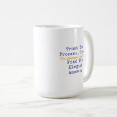 Mug Trust Process Numbers Elegant Answer Math (Devant droit)