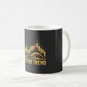 Mug Trust the Trend – Mindset Tee for Traders (Devant droit)