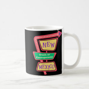 Mug Truth Or Consequences Nouveau-Mexique Nm Rétro Vin