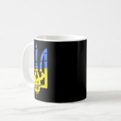 Mug Tryzub Ukraine Trident ukrainien Militaire (Devant gauche)