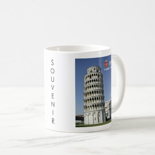 Mug TSC096 TOUR PENCHÉE de Pise, Toscane, (Devant droit)