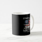 Mug Tshirt vétéran de la Garde côtière, USCG American  (Devant droit)
